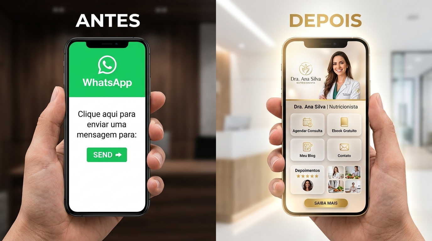 Antes e Depois do Biosite